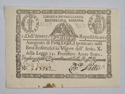 Repubblica romana 1796 1799 - 1a,