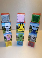 MINECRAFT MCDONALD'S FILM GADGET HAPPY MEAL 2025 PERSONAGGI PLASTICA CUBO SCELTA
