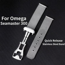22mm mesh steel strap - steel,