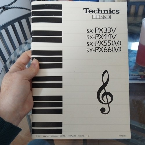 Technics px33v px44v - technics, sx-px33v