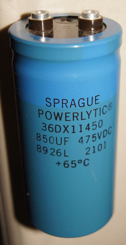 Condensatore sprague - condensatore,