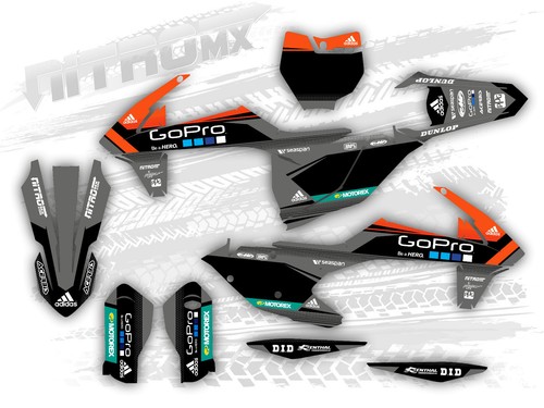Kit grafica nitromx per ktm - grafica, sx