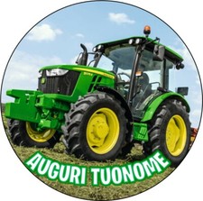 Cialda JOHN DEER trattore RETTAN/ROTON Torta Ostia alimentare OSTIE PER Torta 
