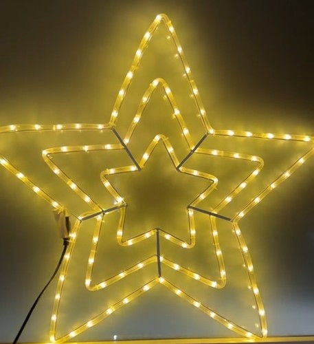 Stella luminosa led natale - stella, di