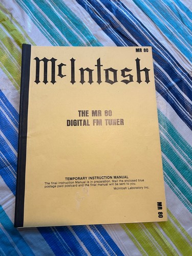 Mcintosh mr80 sintonizzatore - mcintosh,