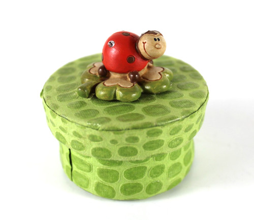 Scatolina tonda verde - tonda,