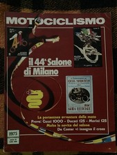MOTOCICLISMO 1975 Novembre Guzzi I Convert 1000 Ducati Regolarità 125 Morini 125