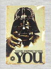  Star Wars Darth Vader Il tuo impero ha bisogno di te insegna di latta decorazione parete