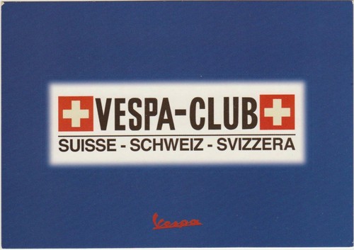 Vespa club suisse schweiz - suisse,
