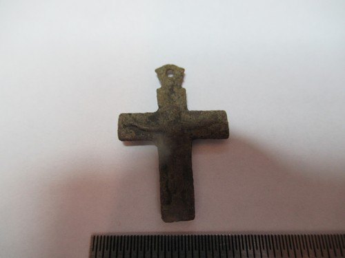 Antico religioso ottone bronzo - antico,