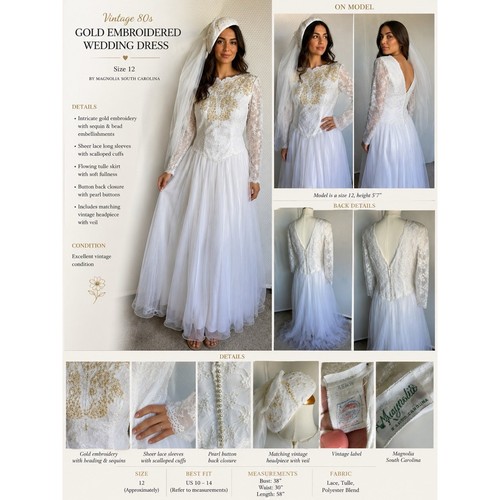 Abito sposa vintage union - da,