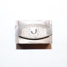 "J" MONOGRAM LETTER ID