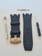 AUDEMARS PIGUET ROYAL OAK 30 MM. CINTURINO SILICONE FKM PER MOD. 26400 E 26045