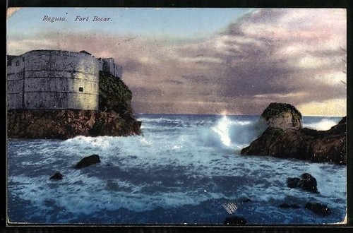 Ragusa forte bocar cartolina - ragusa,,