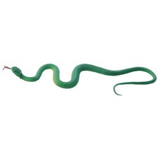 Serpent de Simulation en Caoutchouc Jouet d'Astuce - Vert M1L87841