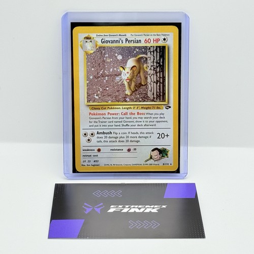 Carta pokemon giovanni - carta,