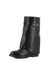 Stivali alti bambina nero