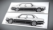 Adesivo bmw e21 323i - bmw,