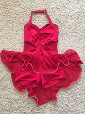 Abito ballo rosso lycra - abito, da