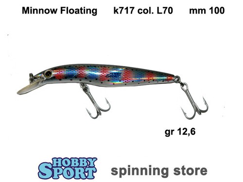 Minnow floating k717 teiko col - minnow,