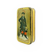 ND * Scatola, Barattolo in Latta "Caramelle Heller, Illustrazione Soldatino, Tip