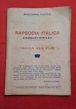 GAETANO CAFFO Rapsodia Italica (1862-1934) Trama Per Film