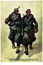 FASCISMO - V. PISANI - Ritorno dalle Manovre - Milizia - Camicie Nere - SG415