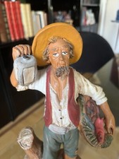  Statuetta in terracotta, ceramica di Caltagirone,  pupo siciliano.