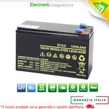 12v 9ah batteria piombo - 12v,