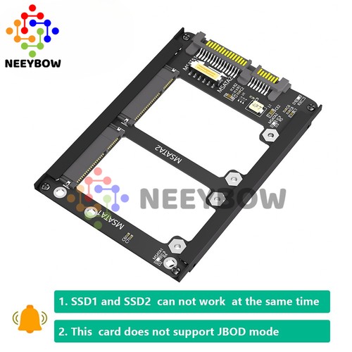 Adattatore ssd msata - da, doppio