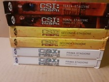 DVD-CSI : MIAMI-STAGIONE 1 2 3-PARTE 1 e 2-6 COFANETTI 18 DISCHI