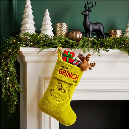 Grinch calza natalizia - calza,