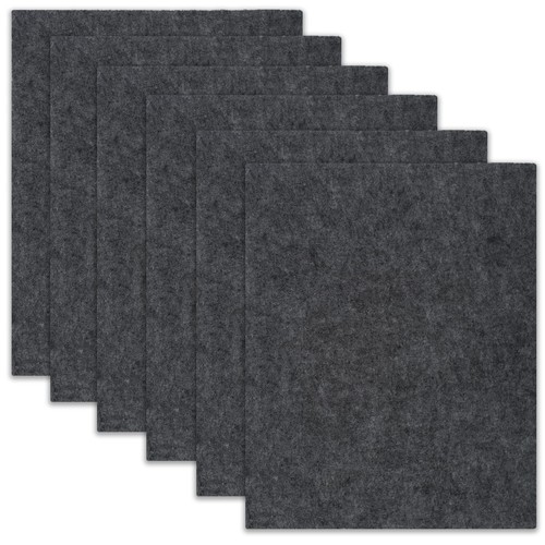 Pezzi feltrini adesivi x - 6,