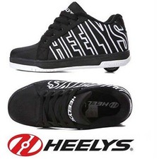 SLIP HEELYS NERO BIANCO  