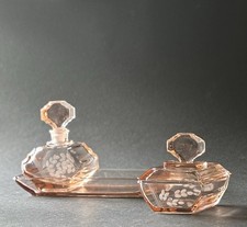 Set toeletta art deco vetro