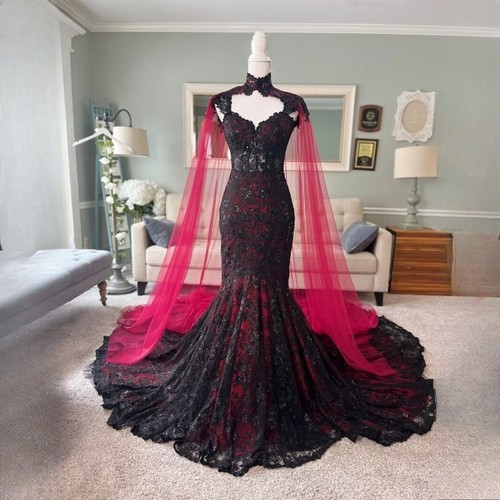 Abito sposa gotico nero - sposa, e