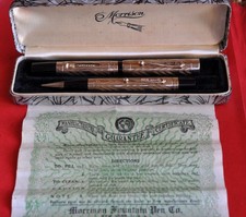 Set Vintage Penna Stilografica e Matita Morrison