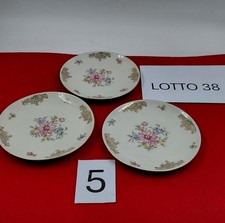 3 piatti da dolce ceramica