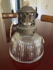 Lampadario in vetro Holophane