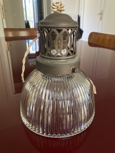 Lampadario vetro holophane - vetro,