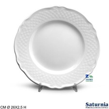 PIATTO SATURNIA PIANO TONDO CM