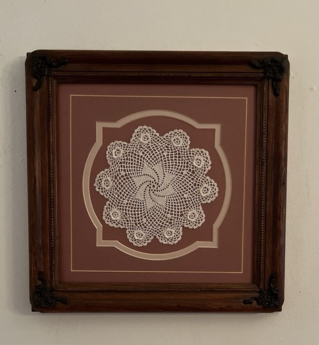 Quadro tondo fatto mano con - quadro,