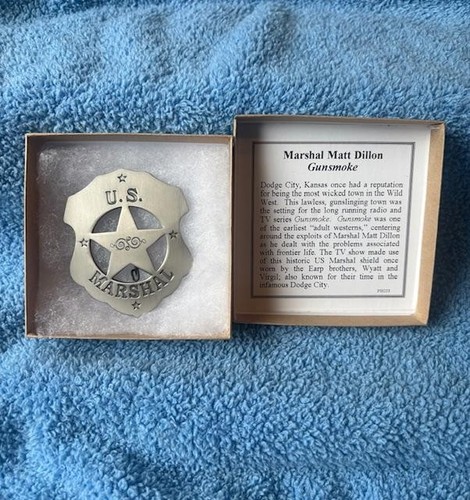 Distintivo marshal gunsmoke - us,