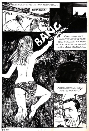 Milo manara tavola originale - milo, -tavola
