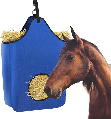 Sacco per fieno cavalli rete - fieno, cavalli,