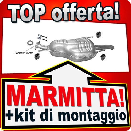Silenziatore posteriore per - silenziatore,