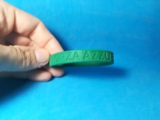 BRACCIALETTO FORZA AZZURRI IN GOMMA COLORE VERDE CALCIO DA COLLEZIONE - (169)