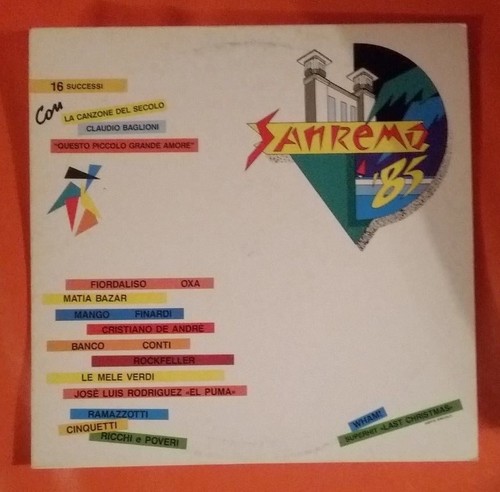 Giri sanremo 85 - lp,