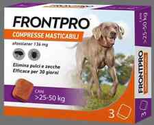 Frontline FrontPro 25-50 Kg Antiparassitario Cani contro Pulci Zecche 3 Compress
