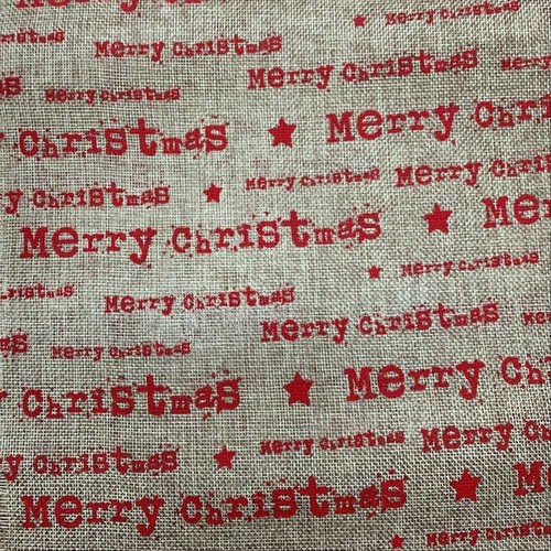 Tessuto tela juta - tessuto, natale